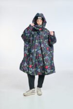 Γυναικείο αδιάβροχο με κουκούλα και τσέπη - WINE