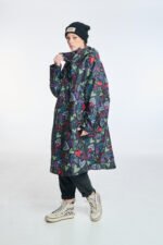 Γυναικείο αδιάβροχο με κουκούλα Wine PCP - Image 3