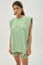 Γυναικείο αμάνικο μπλουζάκι PISTACHIO | PCP CLOTHING - Image 3