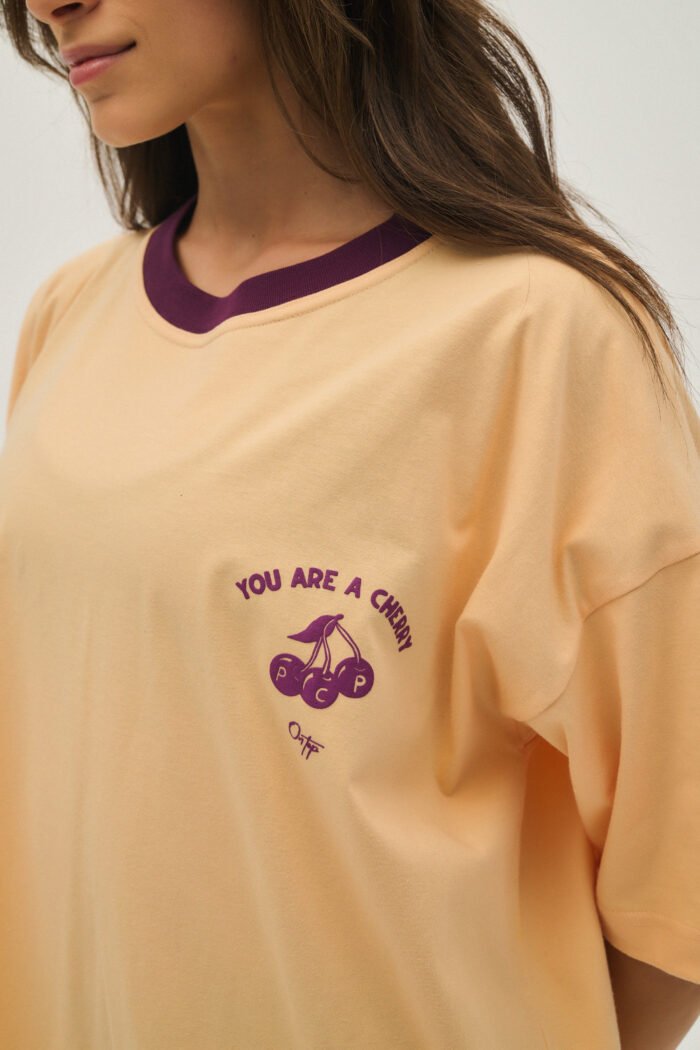 Γυναικείο κοντομάνικο Cherry Salmon | PCP CLOTHING - Image 2