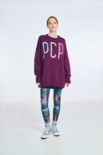 Γυναικείο μακρυμάνικο Πουλόβερ - AUBERGINE