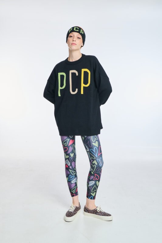 Γυναικείο μακρυμάνικο Πουλόβερ - BLACK