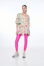 Γυναικείο πουκάμισο εμπριμέ Magenta | PCP CLOTHING - Image 5