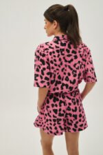 Γυναικείο πουκάμισο εμπριμέ Pink | PCP CLOTHING - Image 2