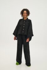 Πουκάμισο με κεντημένες χάντρες μαύρο | PCP CLOTHING - Image 3