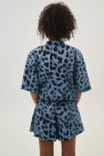 Γυναικείο σορτσάκι εμπριμέ Μπλε | PCP CLOTHING - Image 2