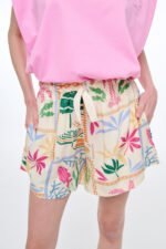 Γυναικείο σορτσάκι εμπριμέ - Xanthe - MAGENTA