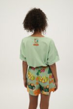 Γυναικείο σορτσάκι εμπριμέ Φιστικί | PCP CLOTHING - Image 2