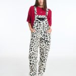 Σαλοπέτα PCP Beige animal print - BEIGE