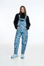 Σαλοπέτα PCP Beige animal print - BLUE