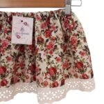 Χειροποίητη βρεφική φούστα φλοράλ ποπλίνα - Image 3