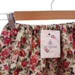 Χειροποίητη βρεφική φούστα φλοράλ ποπλίνα - Image 2