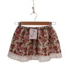 Χειροποίητη βρεφική φούστα φλοράλ ποπλίνα