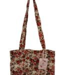Χειροποίητη tote τσάντα φλοράλ - Image 3