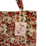 Χειροποίητη tote τσάντα φλοράλ - Image 2