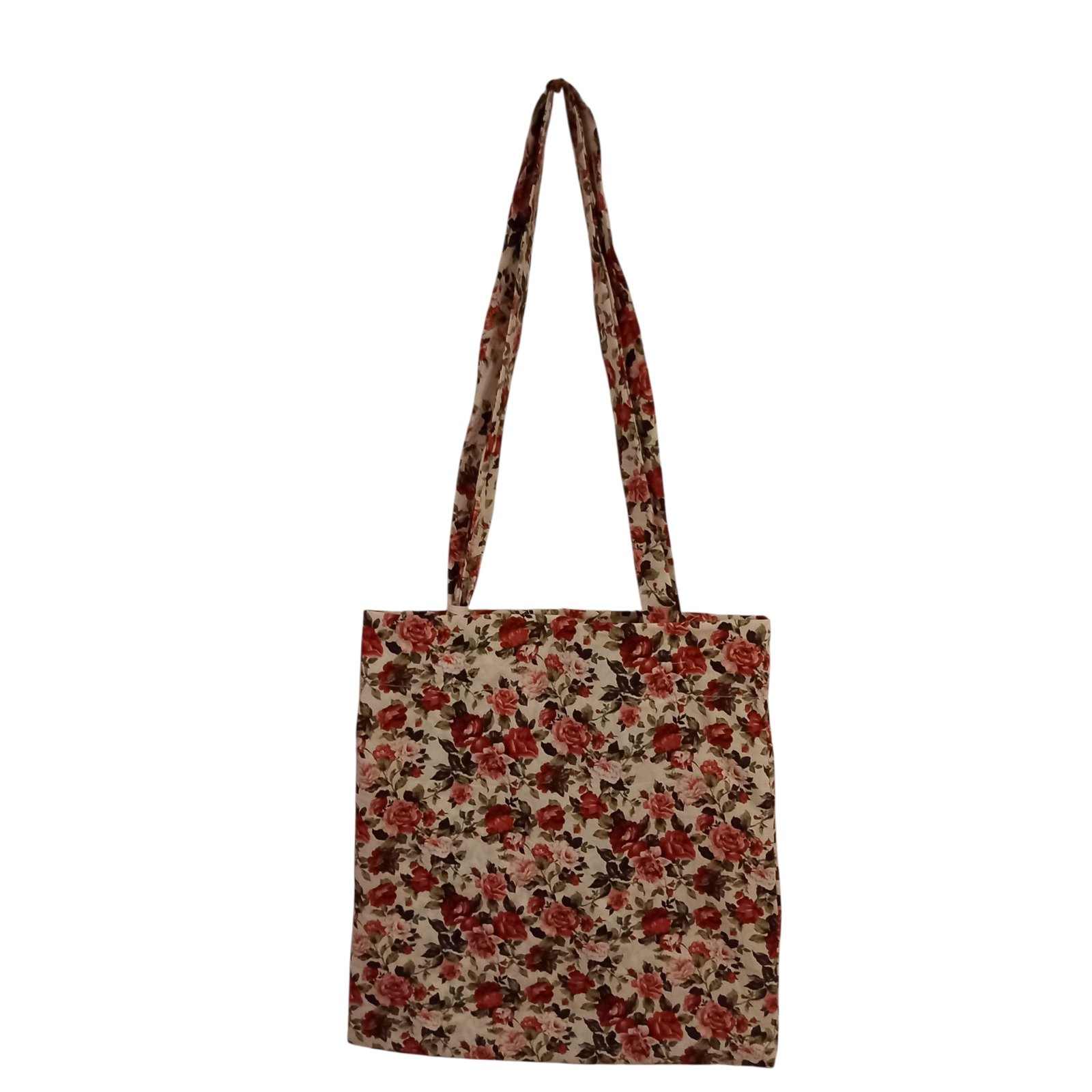 1000046927 Χειροποίητη tote τσάντα φλοράλ - Image 4