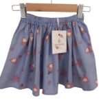 Χειροποίητη βρεφική φούστα μωβ φλαμίνγκο - Image 4