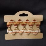 Μακραμέ βραχιόλι χεριού ζικ ζακ πολύχρωμο