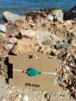 Μακραμέ βραχιόλι χεριού φύλλο βεραμάν - Image 2