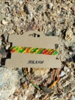 Μακραμέ βραχιόλι χεριού πολύχρωμο - Image 2