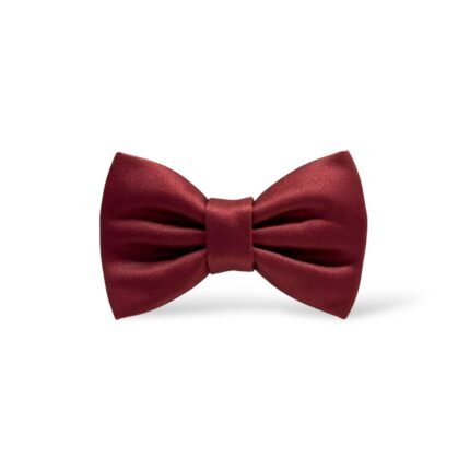 Burgundy Dog Bow Tie