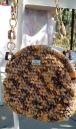 Χειροποίητη πλεκτή τσάντα Autumn Glam - Image 3