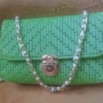 Τσαντα κεντητη σε καμβα