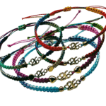 Σετ 6 Βραχιολιών – Γούρια 26 Μακραμέ με Ντεγκραντέ κορδόνι - Image 5