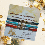 Σετ 3 Βραχιολια – Γούρια 26 Μακραμέ με Ντεγκραντέ κορδόνι - Image 4