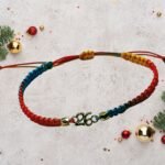 Βραχιόλι - γούρι 26 πορτοκαλί – μπλε “Energy & Flow” - Image 5