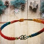 Βραχιόλι - γούρι 26 πορτοκαλί – μπλε “Energy & Flow” - Image 4