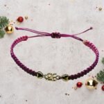 Βραχιόλι - γούρι 26 ροζ – μωβ “Love & Intuition” - Image 6