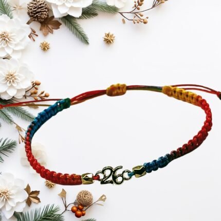 Βραχιόλι - γούρι 26 πορτοκαλί – μπλε “Energy & Flow”