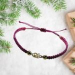 Βραχιόλι - γούρι 26 ροζ – μωβ “Love & Intuition” - Image 5