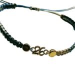 Βραχιόλι - γούρι 26 γκρι – εκρού “Balance & Power” - Image 4