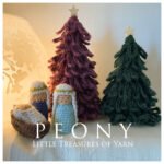 Χειροποίητα Πλεκτά Χριστουγεννιάτικα Δεντρακια