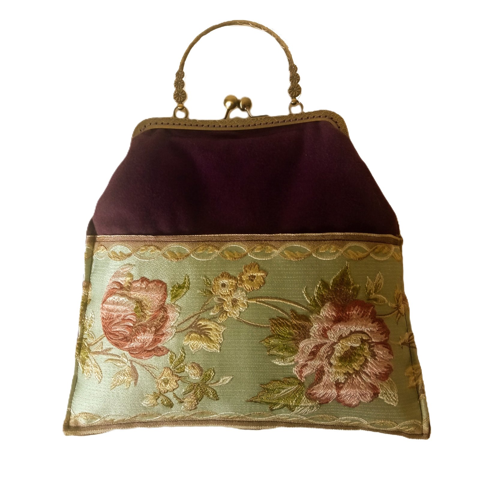 HANDMADE_HANDBAG_VINTAGE_1644 Χειροποίητη τσάντα vintage από ύφασμα