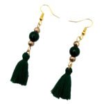 Σκουλαρίκια κρεμαστά με ημιπολύτιμους λίθους - Image 2