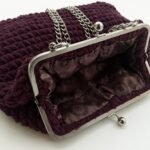 Πλεκτή τσάντα χειροποίητη, ώμου, χιαστί ή χειρός - Image 5