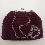 Πλεκτή τσάντα χειροποίητη, ώμου, χιαστί ή χειρός - Image 2