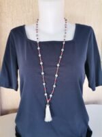 Ροζάριο με Γκρι Φούντα, Γκρι Ίασπι και Κόκκινο Νεφρίτη - Image 5