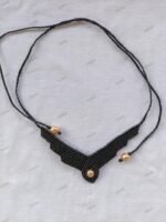 ΜΑΚΡΑΜΕ ΚΟΛΙΕ ΜΑΥΡΟ ΜΕ ΧΑΝΤΡΑ ΡΟΖ