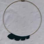 ΒΕΡΓΑ ΛΑΙΜΟΥ ΧΡΩΜΑ ΧΡΥΣΟ ΜΕ ΜΑΚΡΑΜΕ ΦΥΛΛΑ ΚΥΠΑΡΙΣΣΙ