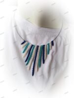 ΒΕΡΓΑ ΛΑΙΜΟΥ ΜΕ ΜΑΚΡΑΜΕ ΜΠΛΕ-ΓΑΛΑΖΙΟ-ΑΣΠΡΟ - Image 2