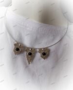 ΒΕΡΓΑ ΛΑΙΜΟΥ ΜΑΚΡΑΜΕ ΓΚΡΙ ΜΕ ΜΑΥΡΕΣ ΧΑΝΤΡΕΣ - Image 2