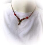 ΜΑΚΡΑΜΕ ΚΟΛΙΕ ΚΑΦΕ ΜΕ ΚΟΚΚΙΝΕΣ ΧΑΝΤΡΕΣ ΚΑΙ ΚΟΧΥΛΑΚΙ - Image 2