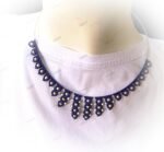 ΒΕΡΓΑ ΛΑΙΜΟΥ ΜΑΚΡΑΜΕ ΜΠΛΕ ΜΕ ΑΣΗΜΙ ΧΑΝΤΡΕΣ - Image 2