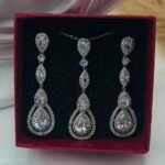 '' Luxe Envy '' Νυφικό σετ κοσμημάτων σε ασημί