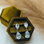 '' Aurelia Bride '' Σκουλαρίκια με κρύσταλλα ασημένια