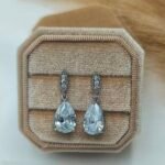 '' Elara Bloom '' Σκουλαρίκια νυφικά ασημένια